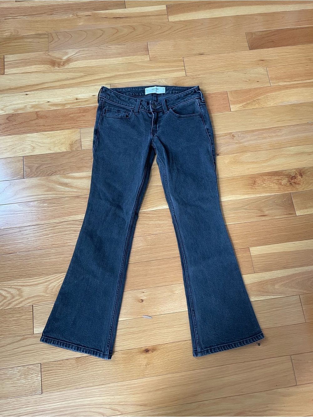 Hollister Women's Black Flared Jeans